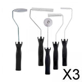 3x5pcs Fiberglass Roller Kit Bubble Paddle Tool Laminating Roller Kit