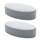 Maxbell 2x Wrist Elbow Rest Pad for Desk Compact Versatile Memory Foam Wrist Support Light Gray