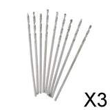 Maxbell 3x10Pieces High-Speed Steel Drill Straight Shank Twist Metal Drill Bit 0.8mm