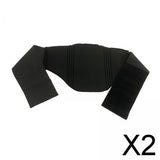 Maxbell 2xLipo Foam Post Multifunction Liposuction Recovery Foam Post for Abdomen Girl Black