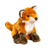Maxbell Plush Fox Toy Living Room Decoration Lifelike Cute Plush Doll for Teens Kids