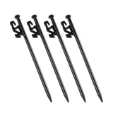 Maxbell 4pcs Steel Tent Nails Canopy Tent Peg Stake Outdoor Camping Ground Nails 25cm - Aladdin Shoppers