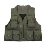 Maxbell Multi Pocket Outdoor Photography Hunting Fishing Vest Jacket XXL Army Green - Aladdin Shoppers