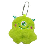 Maxbell Cute Plush Monster with Big Eyes Car Keyrings for Family Friends Boys Girls Green