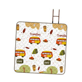 Maxbell Picnic Blanket Portable Foldable Outdoor Blanket for Lawn Traveling Backyard