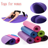 Maxbell Yoga Pilates Mat Fitness Exercise Dance Women Men Home Cushion Pad Purple