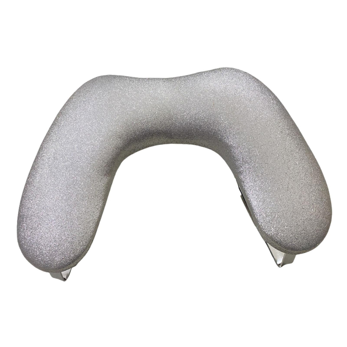 Maxbell Nail Hand Rest Accessories Ergonomic Soft Supplies Multiuse Manicure Armrest Silver