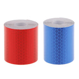 Maxbell 2pieces 3M Warning Reflective Safety Tape Adhesive Sticker for Truck Car