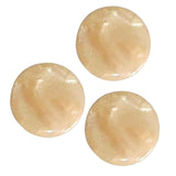 Maxbell 3 Pieces Trumpet Valves Caps Shell Smooth Surface Trumpet Valves Press Buttons