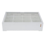Maxbell Maxbell Acrylic PVC Adjustable Desktop Isolation Small Aquarium Fish Tank White