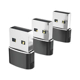 Maxbell 4x3Pcs Type-C 3.1 to USB 2.0 Adapter Plug Data Transmission for Headphones Black