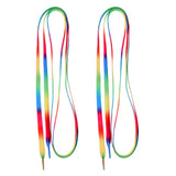 2 Pair Knitted Shoelace for Roller Skates Boots Hockey Skates Camo