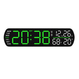 Maxbell Digital Alarm Clock Modern Digital Clock for Dining Room Classroom Farmhouse Green