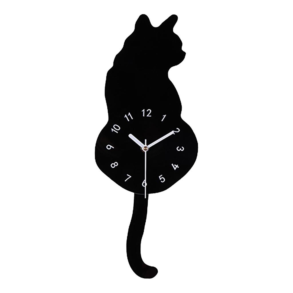 Maxbell Maxbell Tail Swing Wall Clock Modern Living Room Home Decor Silent Watch 170x430mm
