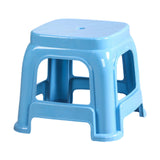 Maxbell Foot Stool Portable Simple Bath Stool Step Stool for Laundry Bedside Fishing Blue