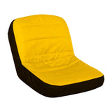 Maxbell Lawn Mower Seat Cover Comfortable Sturdy Heavy Duty for 12.5''-14'' Backrest Yellow