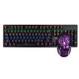 Gaming Keyboard Mouse Combo LED USB Wired Ergonomic Mice for Laptop - Aladdin Shoppers