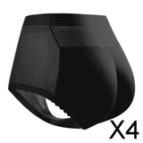 Maxbell 4xSexy Butt Lifter Panties Buttocks Shaper Fake Padding Underwear Black M