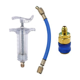Maxbell Car Oil Dye Injector Kit Car Air Conditioning Refrigeration Oil Filler