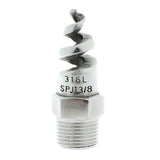 Maxbell 2xSpiral Jet Cone Atomization Spray Nozzle 3/8" Male 316 Stainless Steel