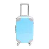Maxbell 18 inch Doll Suitcase Luggage Luggage Box Mini Travel Suitcase for Kids Gift blue