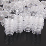 Maxbell 100pcs Clear Coin Capsules Containers Boxes Holders 24mm - Aladdin Shoppers