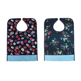 Maxbell 2 Pieces Reusable Adult Bib Mealtime Cloth Protector Disability Aid Apron 02