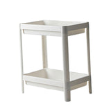 Maxbell Kitchen Storage Rack Fruit and Vegetable Shelf for Living Room Office Pantry White 2 Tier