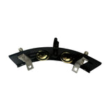 Maxbell Tambourine with Mount Drummer Gifts Sturdy Percussion Instrument Accessories black