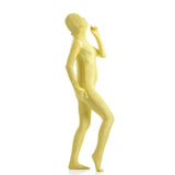 Maxbell Maxbell Lycra Spandex Sexy Zentai Suit-L-Yellow