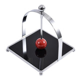 Maxbell Napkin Holder Convenient Iron Tissue Rack for Picnics Bedroom Birthday Party Black