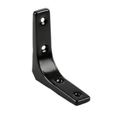 Maxbell 4xHeavy Duty Shelf Bracket Wall Hanging Shelve L Shaped Brackets Black 3Inch
