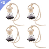 Maxbell 20Pcs 10ml Empty Perfume Bottle Car Hanging Pendant Home Decor Flower