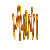 Maxbell Maxbell 10 Pieces 53mm 2BA Thread Aluminium Alloy Re-Grooved Dart Stems Shafts Gold