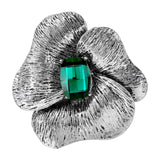 Maxbell Flower Brooch Pin Valentine's Day Gift Thanksgiving Antique Style Lapel Pin Green