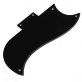 Maxbell Maxbell Black Pickguard Scratch Plate For SG Electric Guitar