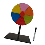 Maxbell Table Prize Turntable Tabletop Fortune Wheel for Pub Teaching Activity Props 6 Grids