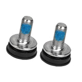 Maxbell 2x Bike Hex Crank Arm Fixing Bolts 8mm Easy to Install Bottom Bracket Screws 2.6cmx1.9cm Chrome Plated Steel