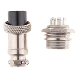 Maxbell Pair GX16 8 Pins Waterproof Male Female Panel Metal Aviation Wire Connector - Aladdin Shoppers
