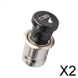 Maxbell 2x12V Waterproof Cigarette Lighter Power Socket Plug Outlet for Car Motorcycle