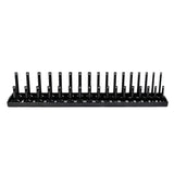 Maxbell Metric Socket Tray Rack Holder Storage Tool Organizer 0.5inch Black - Aladdin Shoppers