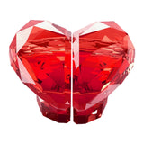 Maxbell Heart Shaped Toilet Tank Button Toilet Press Button, for Bathroom Decoration Red