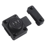 Password Rotary Hasp Lock Small Door Cupboard Sheds 3 Digit Combination Lock Black