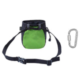 Maxbell Chalk Bag with Adjustable Waist Strap Packaging for Workout Training Fitness Green