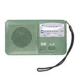 Maxbell Outdoor Solar Hand Crank AM FM Siren Radio Multi-function Lighting Green - Aladdin Shoppers