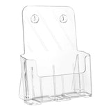 Maxbell Clear Display Stand Organizer Sign Reception Meeting Acrylic Brochure Holder 23.2cmx9.5cmx27.5cm