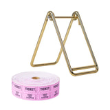 Maxbell Raffle Ticket Dispenser for Single Roll Tickets Trade Shows Charity Auctions Pink Simple Holder