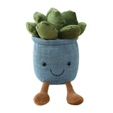 Maxbell 8 PCS Cute Lifelike Plush Green Potted Plants Plant Stuffed Toy Decors