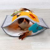 Maxbell Maxbell Cat Activity Play Mat Fun Interactive Playing Training Scratching Bed Mat