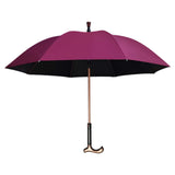 Maxbell Walking Sticks Umbrella Sun Umbrella with Separable Cane for Adult Men Women Red